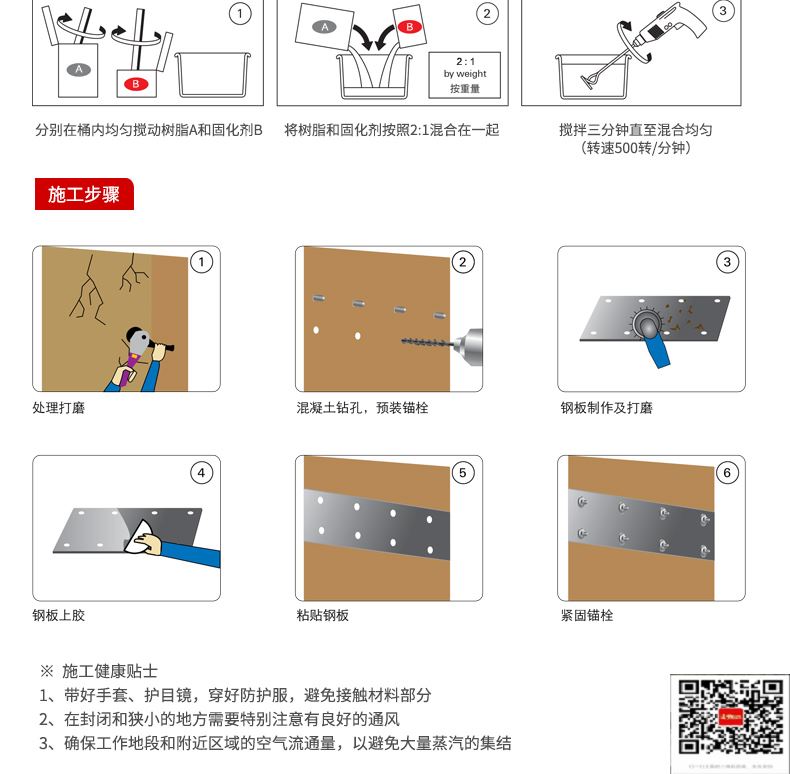 包钢耒阳粘钢加固施工过程